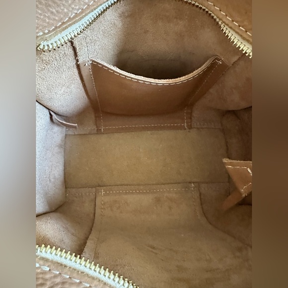 Portland Leather Almond Leather Lola Tote - Picture 11 of 12